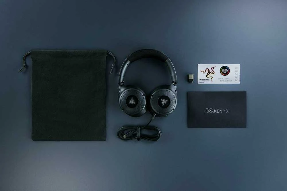 Razer Ausinės Žaidimams | Kraken V4 X | su laidu | Over-Ear | Mikrofonas | Juodas