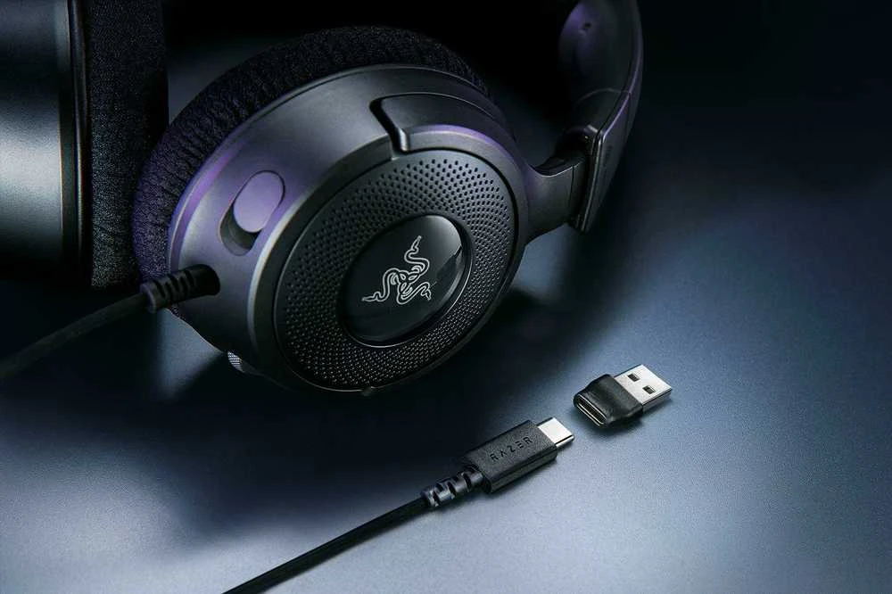 Razer Ausinės Žaidimams | Kraken V4 X | su laidu | Over-Ear | Mikrofonas | Juodas