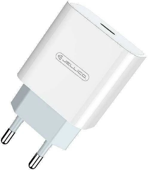Laidinis įkroviklis 20W PD USB-C Jellico AK180 baltos spalvos