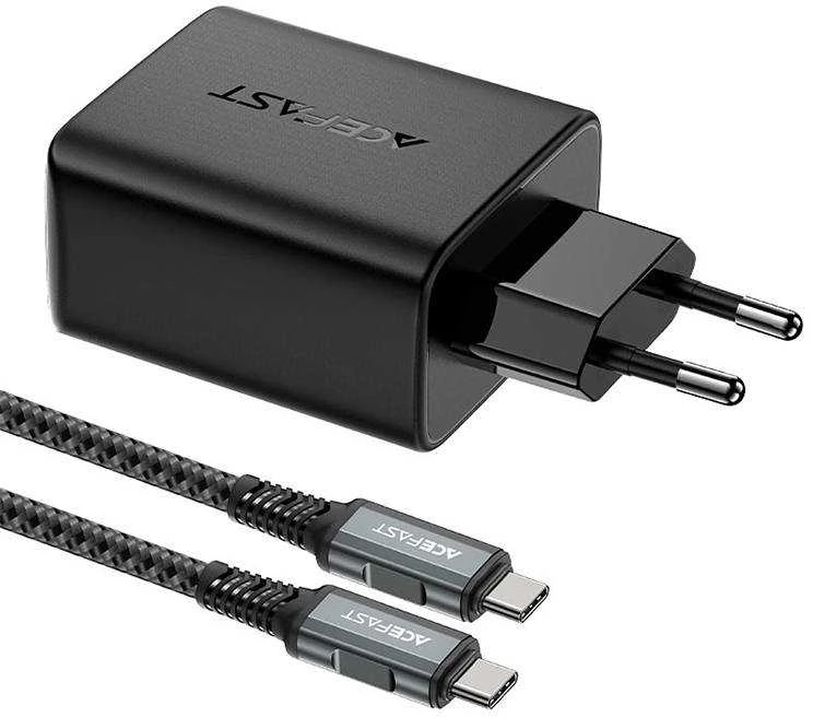 Įkroviklis Acefast A17 65W GaN USB-C/USB-A/HDMI juodas
