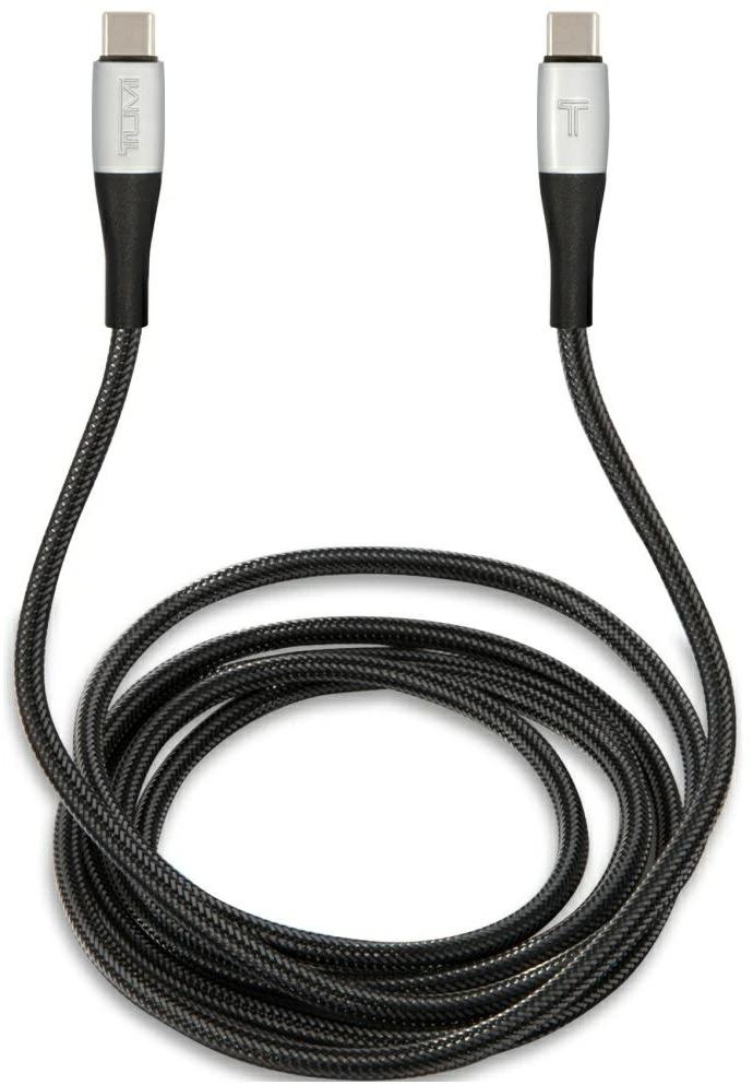 Power Charger TUMI Kelioninis įkroviklis 25W USB-C / USB-A + Cable USB-C/USB-C juodos spalvos