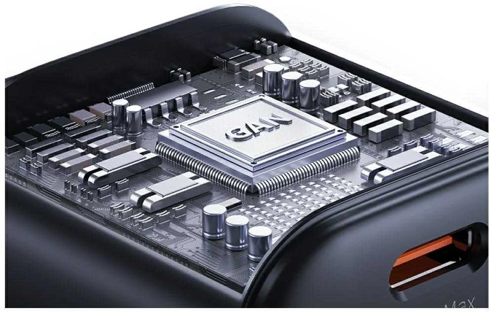 Laidinis įkroviklis USAMS JO Series CC262 30W USB-C + 1m USB-C/Lightning kabelis baltos spalvos