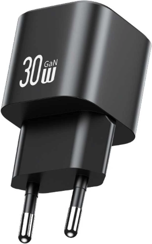 Laidinis įkroviklis USAMS JO Series CC262 30W USB-C + 1m USB-C/Lightning kabelis baltos spalvos