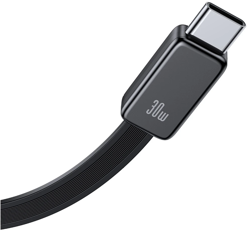 Laidinis įkroviklis USAMS Xiang Series CC296 30W 1xUSB-C 1xUSB-A + USB-C cable baltos spalvos