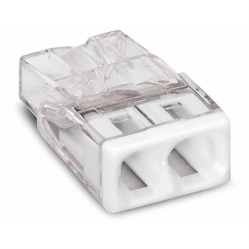 Laidų jungės Wago 2273-202, 2 x 0,5-2,5 mm², 25 vnt.