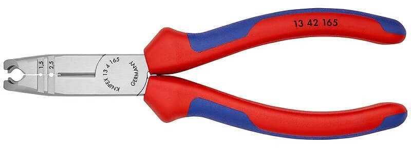 Laidų kirpimo-nužievinimo replės KNIPEX