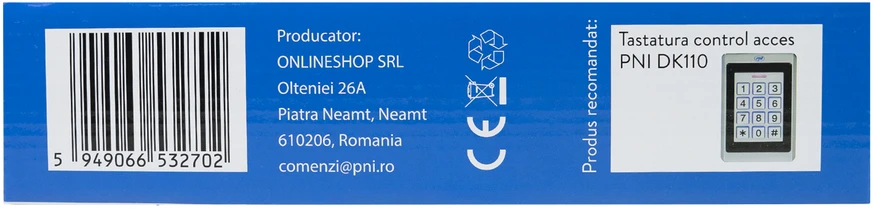 Laikantis elektromagnetas PNI EM280KG NO/NC/COM, uždarymo jėga 280kg, maitinimo įtampa 12V 24V