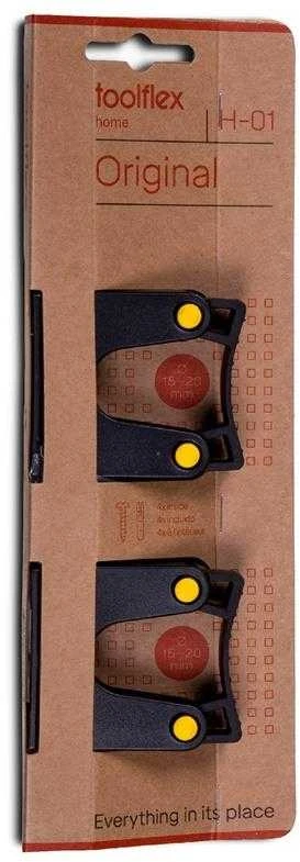 Laikikliai įrankiams Toolflex 502-1, 15 x 20 mm, 2 vnt.