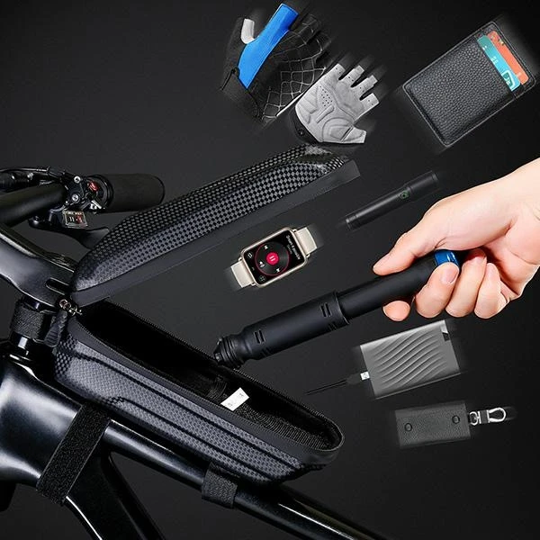 TAKEZEROTZ05 Dviračio krepšys/Mount Frame Bag juodos spalvos