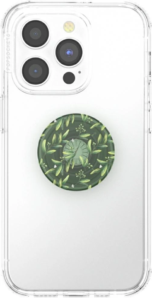 Grip and stand for phone Popsockets PlantCore Grip Olive žalios spalvos 807373
