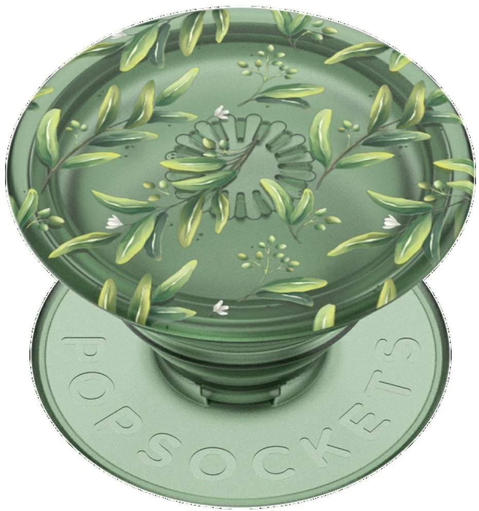 Grip and stand for phone Popsockets PlantCore Grip Olive žalios spalvos 807373