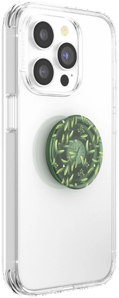Grip and stand for phone Popsockets PlantCore Grip Olive žalios spalvos 807373