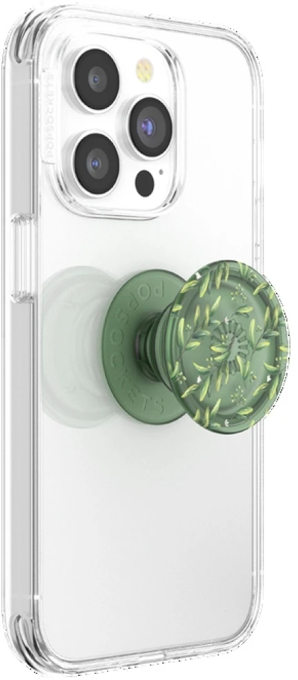 Grip and stand for phone Popsockets PlantCore Grip Olive žalios spalvos 807373
