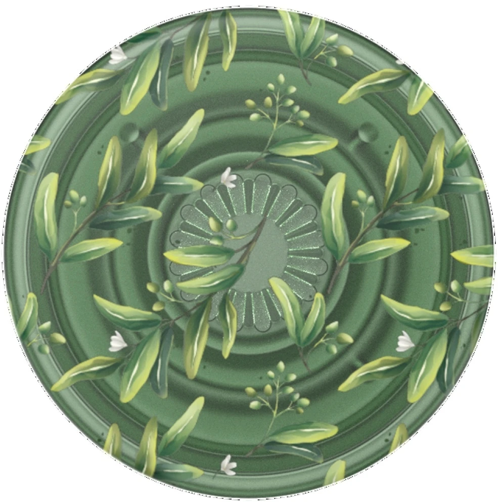 Grip and stand for phone Popsockets PlantCore Grip Olive žalios spalvos 807373