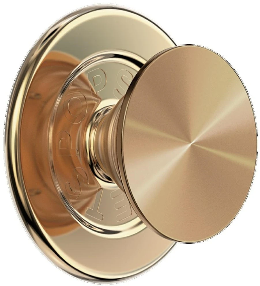 Telefono laikiklis ir stovas Popsockets Round Radial Gold Aluminum MagSafe auksinės spalvos 807259