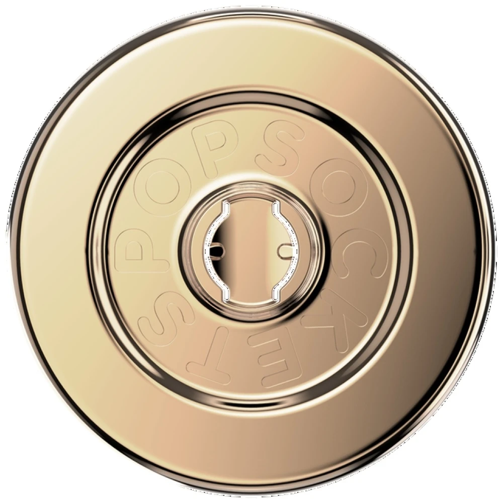 Telefono laikiklis ir stovas Popsockets Round Radial Gold Aluminum MagSafe auksinės spalvos 807259