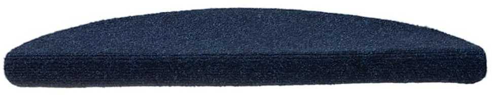 Lipnūs laiptų kilimėliai, 10vnt., tamsiai mėlyni, 56x17x3cm