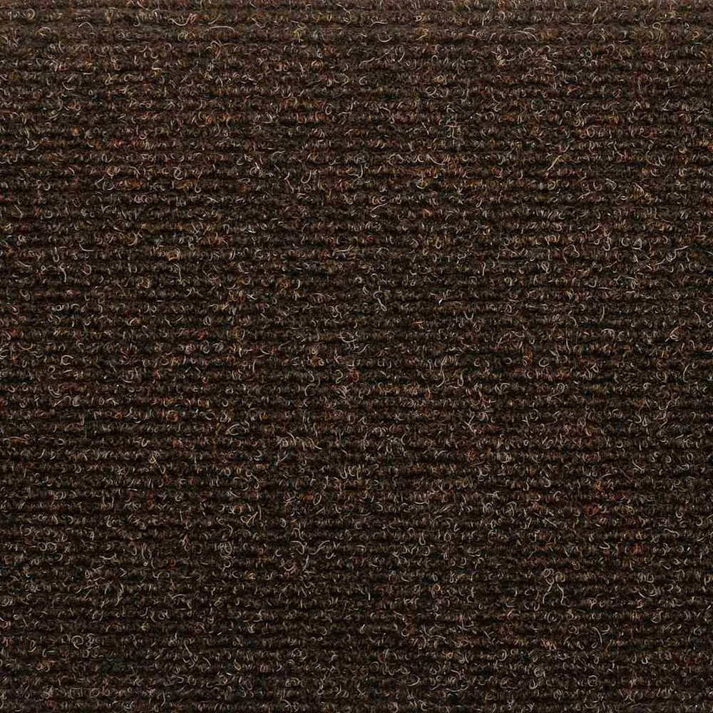 Lipnūs laiptų kilimėliai, 10vnt., rudos spalvos, 65x21x4cm