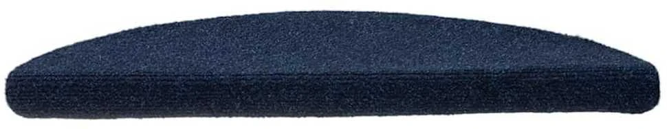 Laiptų kilimėliai, lipnūs, 30 vnt., 56x17x3 cm, tamsiai mėlyni, pusapvaliai
