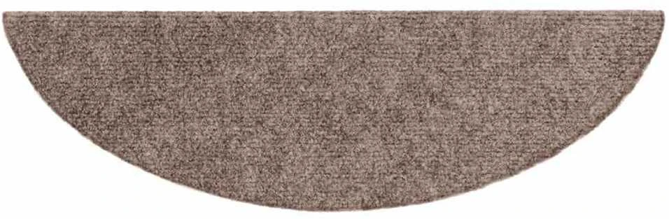 Laiptų kilimėliai, lipnūs, 30 vnt., 56x17x3 cm, šviesiai rudos spalvos, pusapvaliai