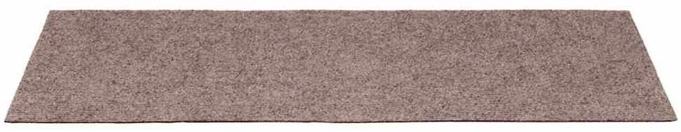 Laiptų kilimėliai, 5vnt., rudi, 65x21x4cm, perforuoti adatomis