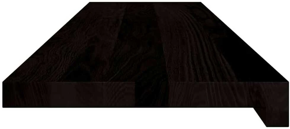 Laiptų pakopos, 2 vnt., rudai juodos, 100x30x2 cm, ąžuolo