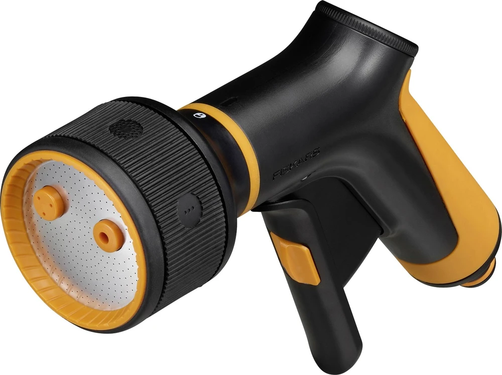 Fiskars „Comfort“ 3 funkcijų laistymo pistoletas su valdymu priekyje