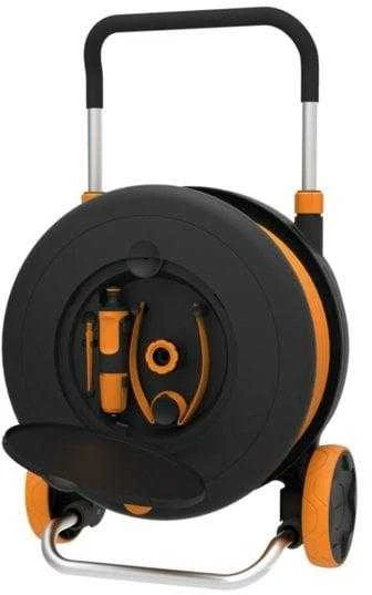 Fiskars Laistymo ritė M su žarna (1/2") 20m