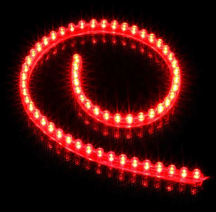 „Lamptron FlexLight Standard“ – 60 šviesos diodų – raudona