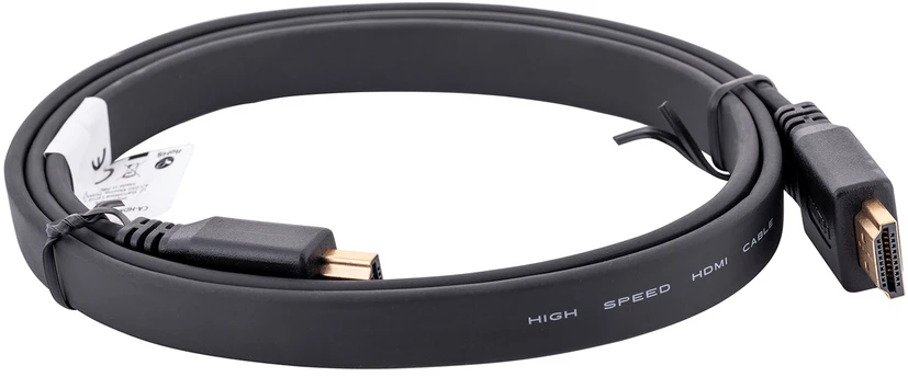 LANBERG CA-HDMI-21CU-0010-BK laidas HDMI M/M V2.0 1M Juodas Butas