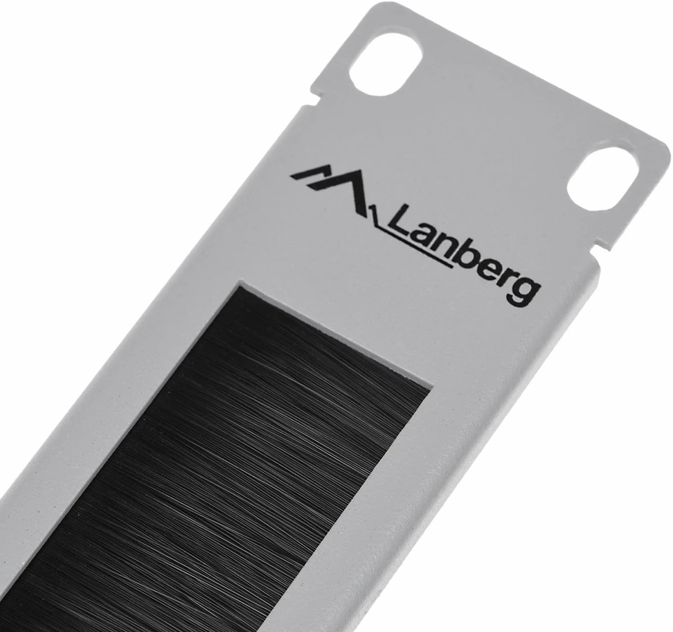 LANBERG AK-1101-S brush panel 19 1U pilka