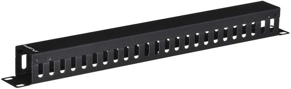 LANBERG AK-1201-B cable management panel type A 19 1U juodas