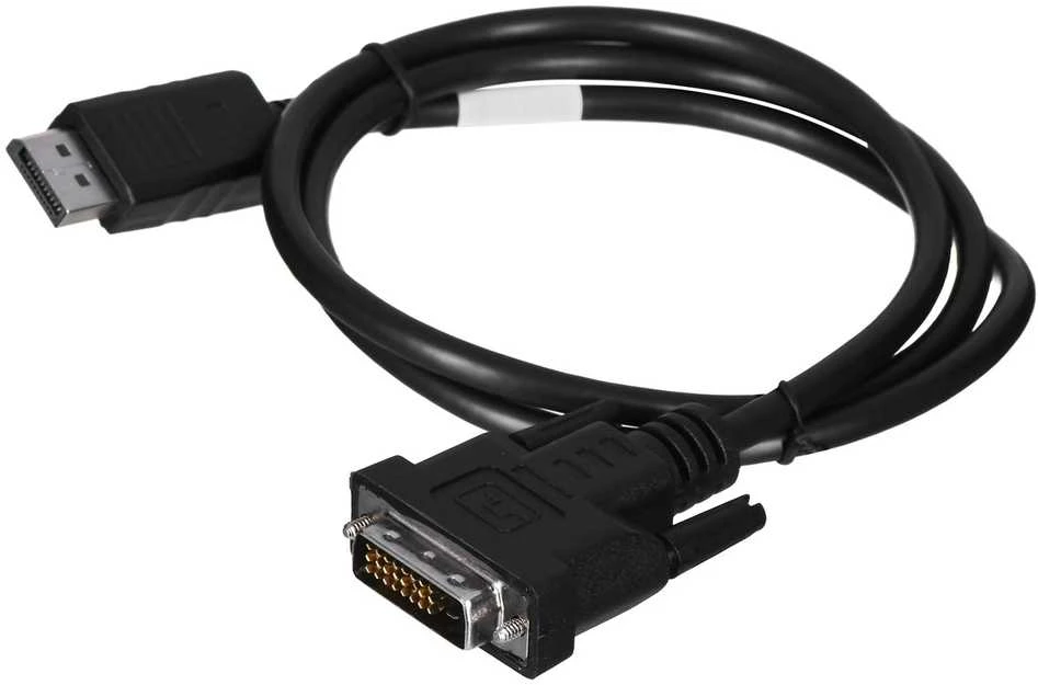 LANBERG CA-DPDV-10CU-0010-BK Lanberg kabelis Displayport(M) V1.2->DVI-D(M)(24+1) 1m Juodas DUAL LINK