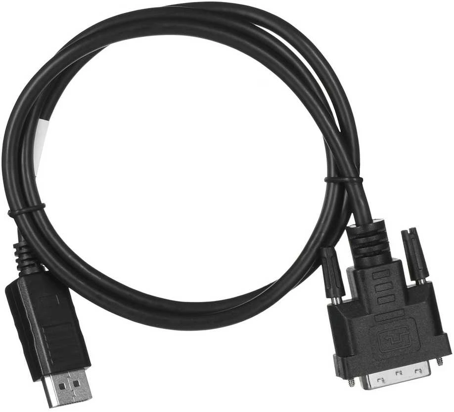 LANBERG CA-DPDV-10CU-0010-BK Lanberg kabelis Displayport(M) V1.2->DVI-D(M)(24+1) 1m Juodas DUAL LINK