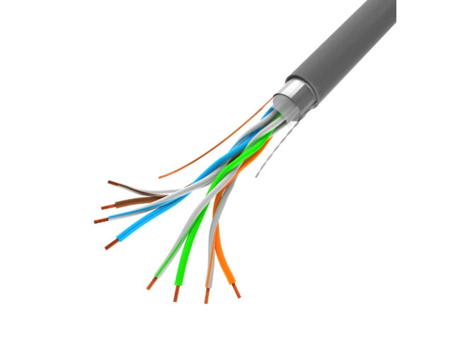 Kabelis FTP Lanberg LCF5-10CC-0305-S (F/UTP, RJ45 - F/UTP, RJ45 , F/UTP, 305m, 5e, pilka spalva)