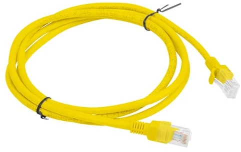 LANBERG PATCHCORD RJ45 CAT. 6 UTP 1.5M Geltonas