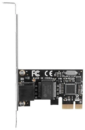 LANBERG tinklo plokštė PCI-E PCE-1GB-201 gigabit Ethernet RTL8111C mikroschemų rinkinys žemo profilio