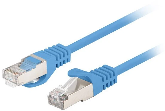 LANBERG PCU5-20CC-0100-B Patchcord RJ45 kat. 5e UTP 1m mėlyna 10 pak