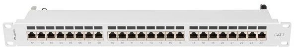 LANBERG patch panel 24 port 1U cat.7 FTP pilkas