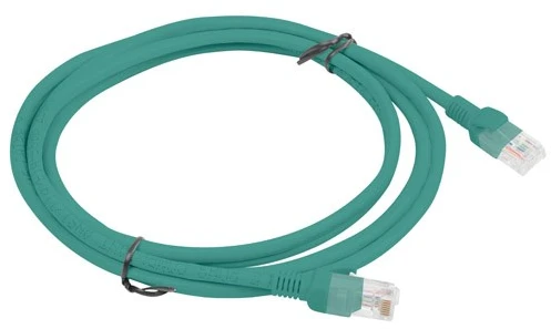 PATCHCORD KAT.6 UTP 1.5M Žalias FLUKE PASSED LANBERG 10-PACK