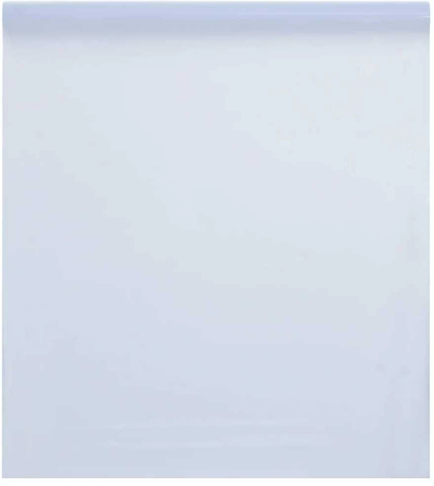 Langų plėvelė, skaidri balta, 90x2000cm, PVC, statinė, matinė