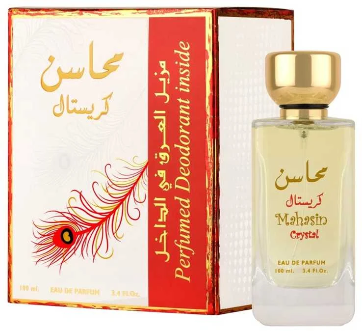 Lattafa Mahasin Crystal EDP parfumuotas vanduo moterims, 100 ml