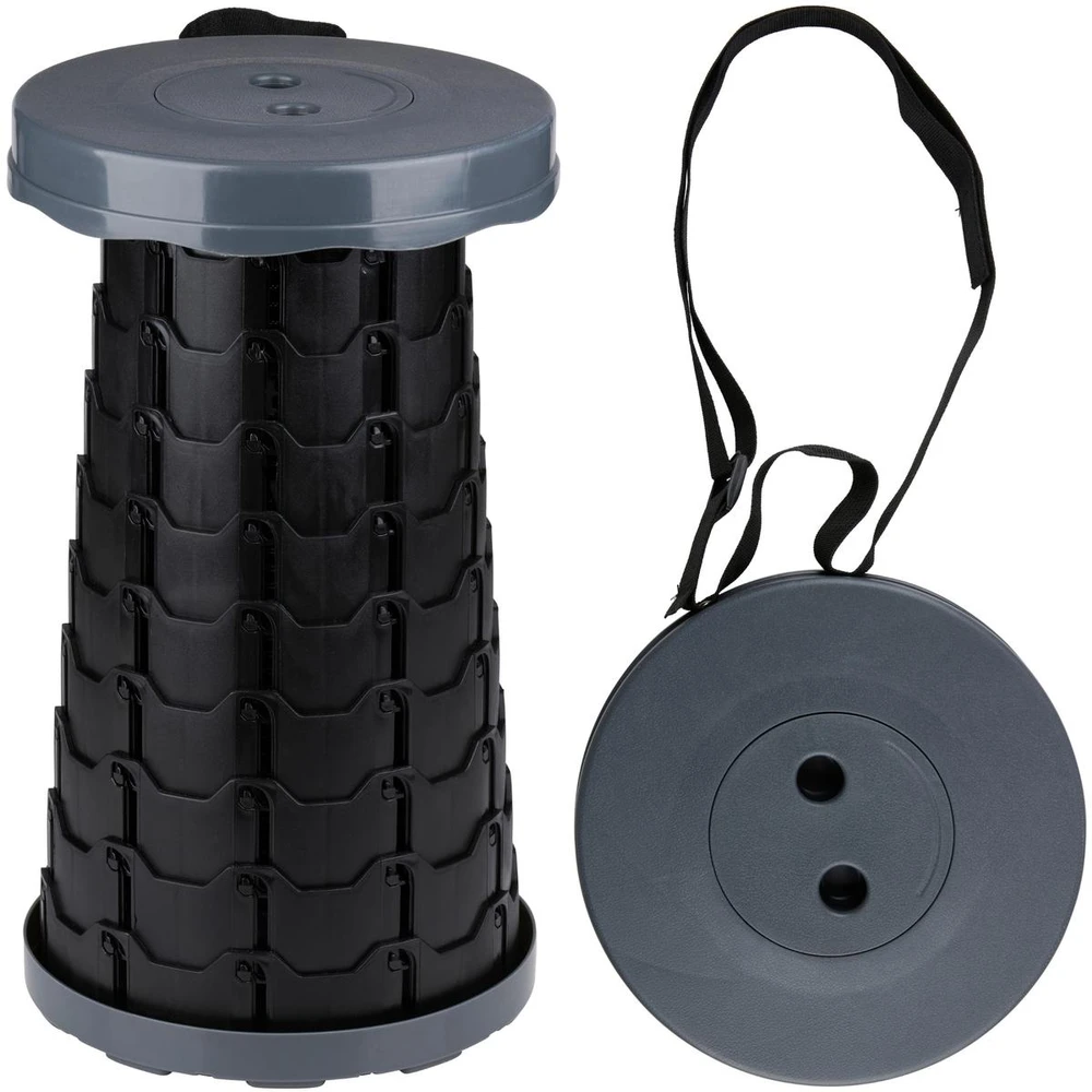 Camp Active ŽVEJYBINĖ TURISTINĖ KĖDĖ SULANKSTOMA TABURETĖ PILKA 45,3X25CM 438948