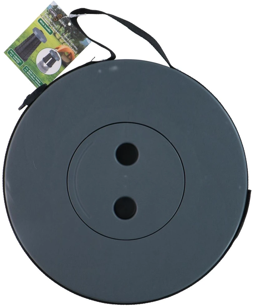 Camp Active ŽVEJYBINĖ TURISTINĖ KĖDĖ SULANKSTOMA TABURETĖ PILKA 45,3X25CM 438948
