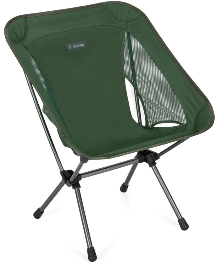 Carruzzo Helinox Chair One (RE) Turistinė kėdė 4 kojos Juoda, Žalia
