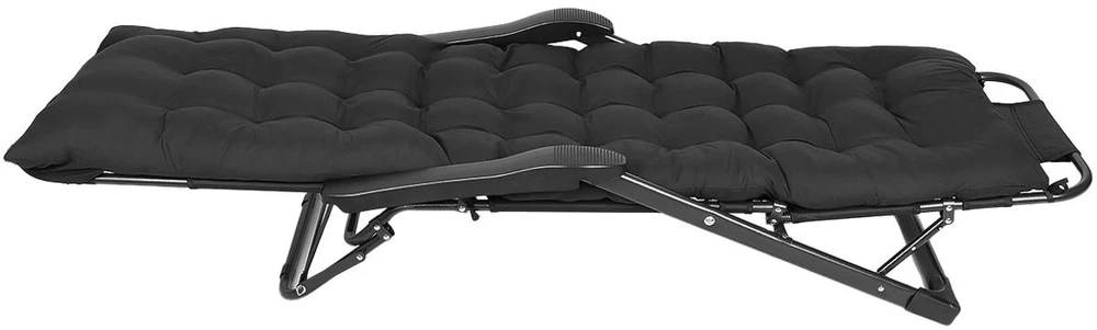 Enero Camp Daugiafunkcinis juodas Balaton krėslas