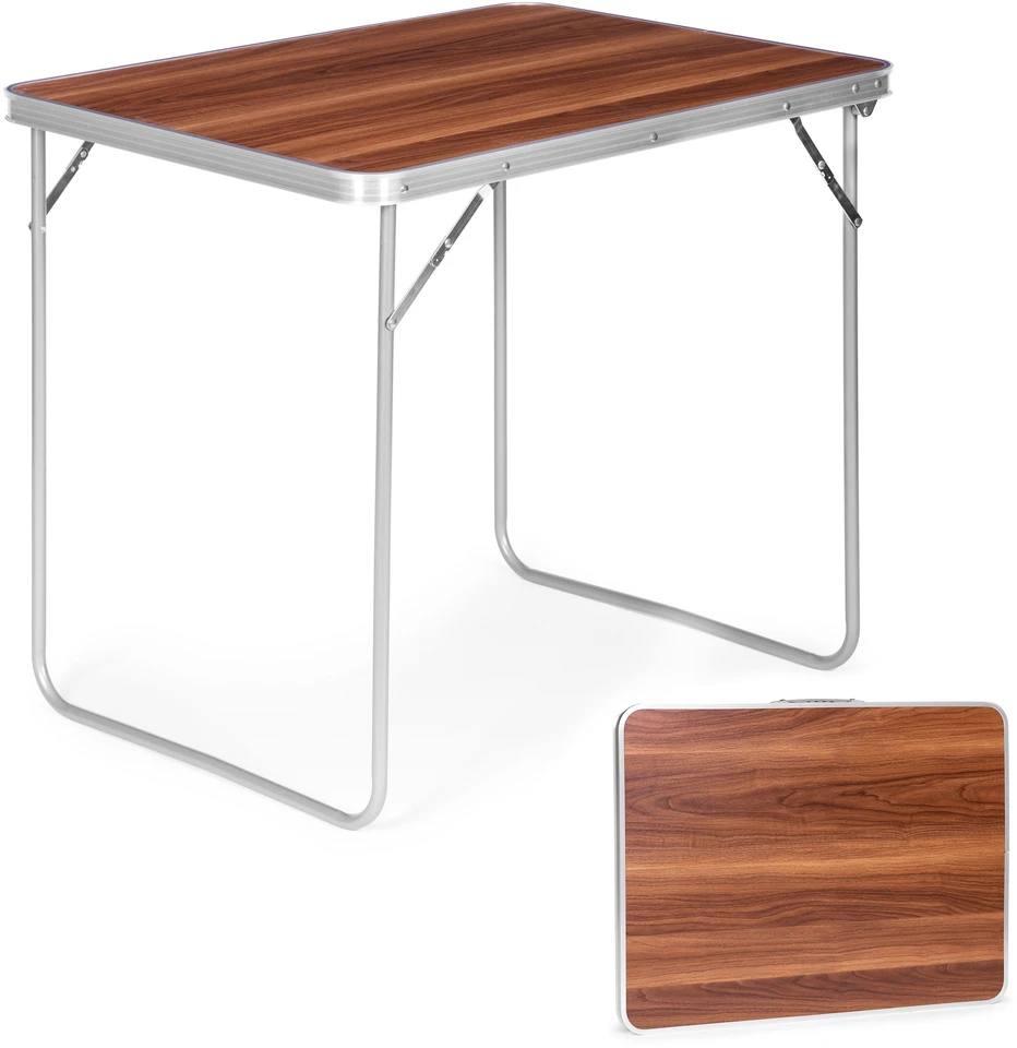 MultiGarden Turistinis stalas ModernHome, 80x60x70 cm, rudas