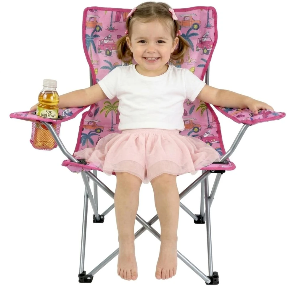 KOOPMAN SULANKSTOMA TURISTINĖ KĖDĖ VAIKAMS ROŽINĖ KIDS COLLECTION 1083308