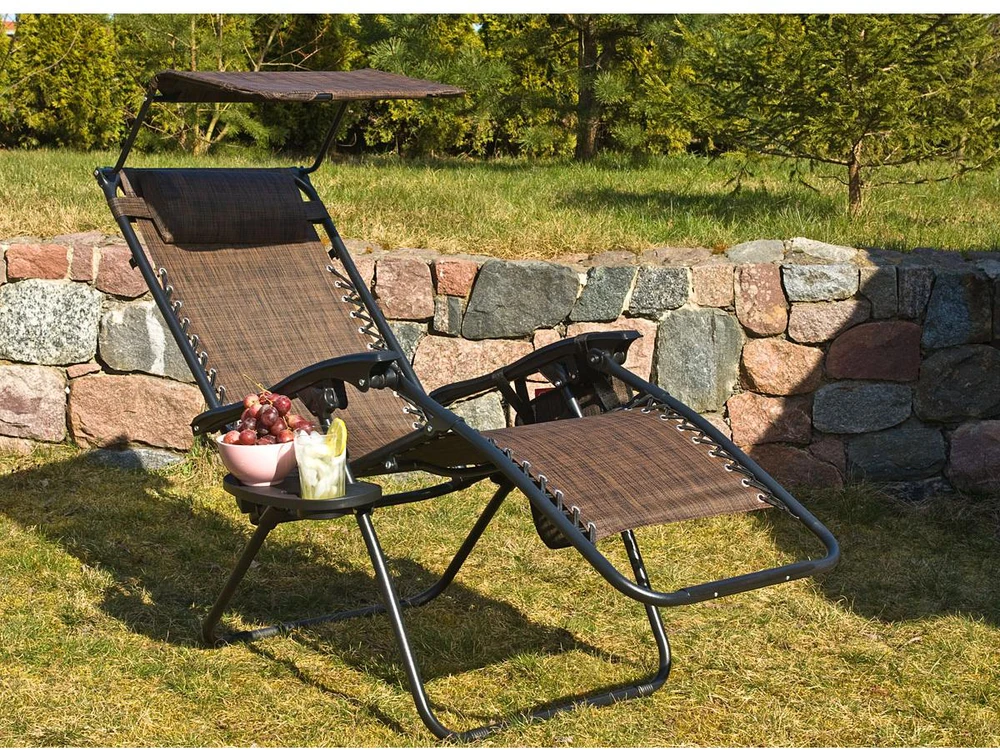 Saska Garden Sulankiojama sodo kėdė su stogeliu