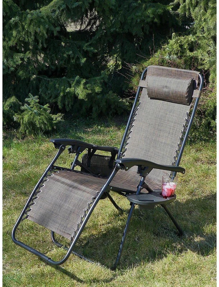 Saska Garden LEŻAK OGRODOWY sulankstomas Daugiafunkcinis 175X52/65X107CMY RUDA